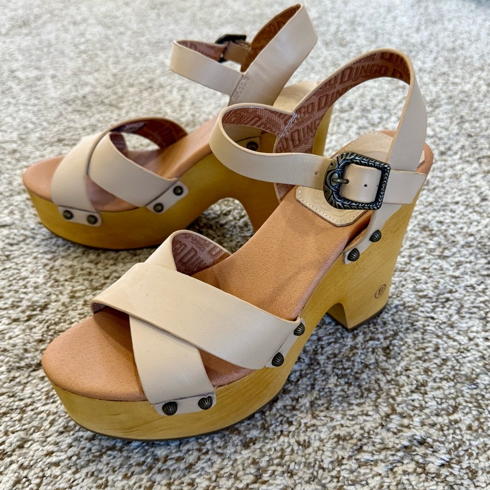 Dingo Woodstock Leather Platform Sandal
